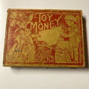 Antique / Vintage Ideal School Supply Co. Toy Money